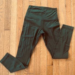 Green lululemon align leggings